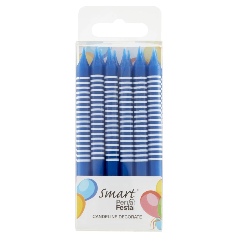 Smart PerLa Festa Candeline Decorate 12 pz