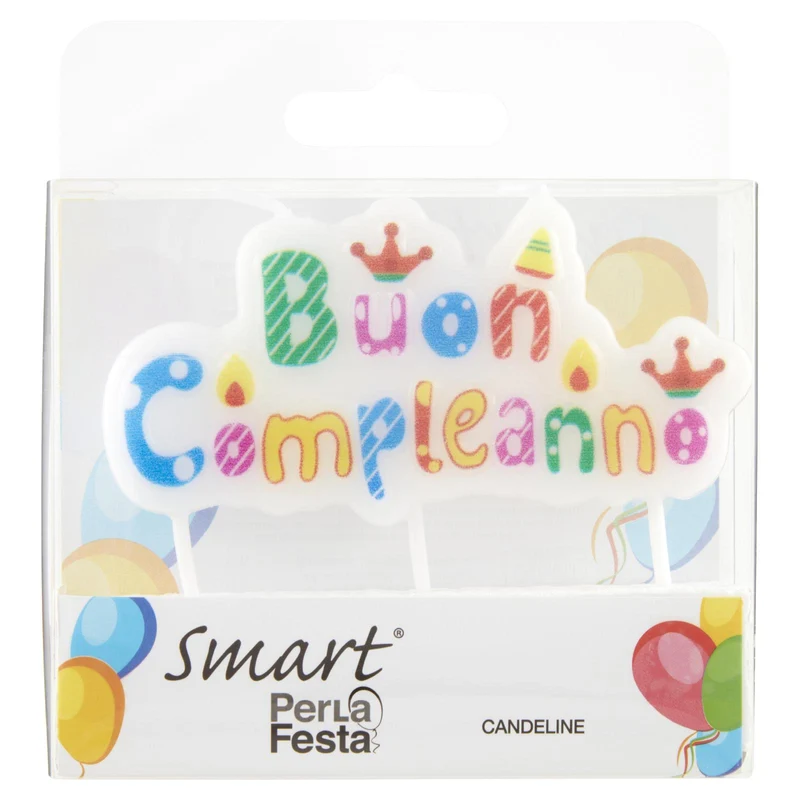 Smart PerLa Festa Candeline Buon Compleanno 1 pz