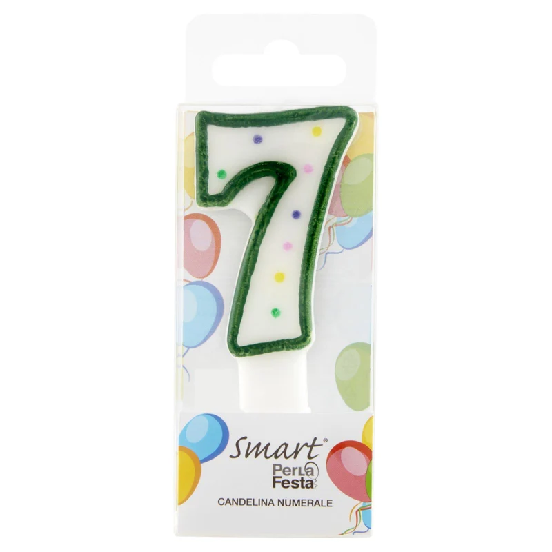 Smart PerLa Festa Candelina Numerale 7 1 pz