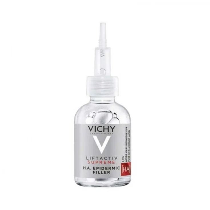 Vichy Liftactiv H.A., Siero Filler Correttivo Viso e Occhi Anti-età, Adatto a Tutti i Tipi di Pelle, Contrasta le Rughe, Effetto Rimpolpante, Con Acido Ialuronico, 30 ml