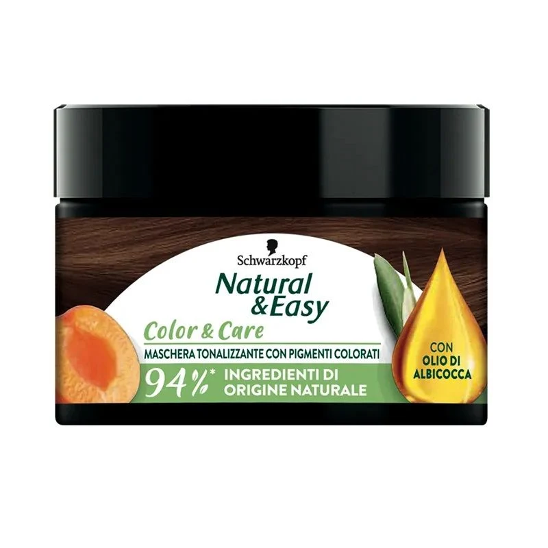Schwarzkopf Natural & Easy Color & Care maschera tonalizzante castano dorato 150ml