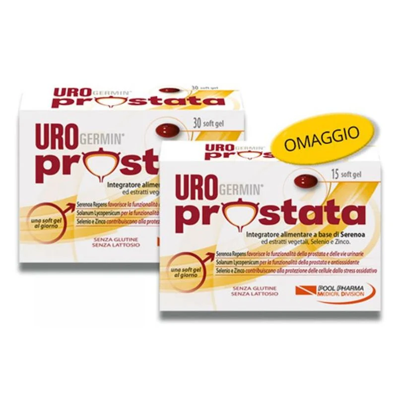Urogermin Prostata 30+15 Softgel Supporto Benessere Prostatico