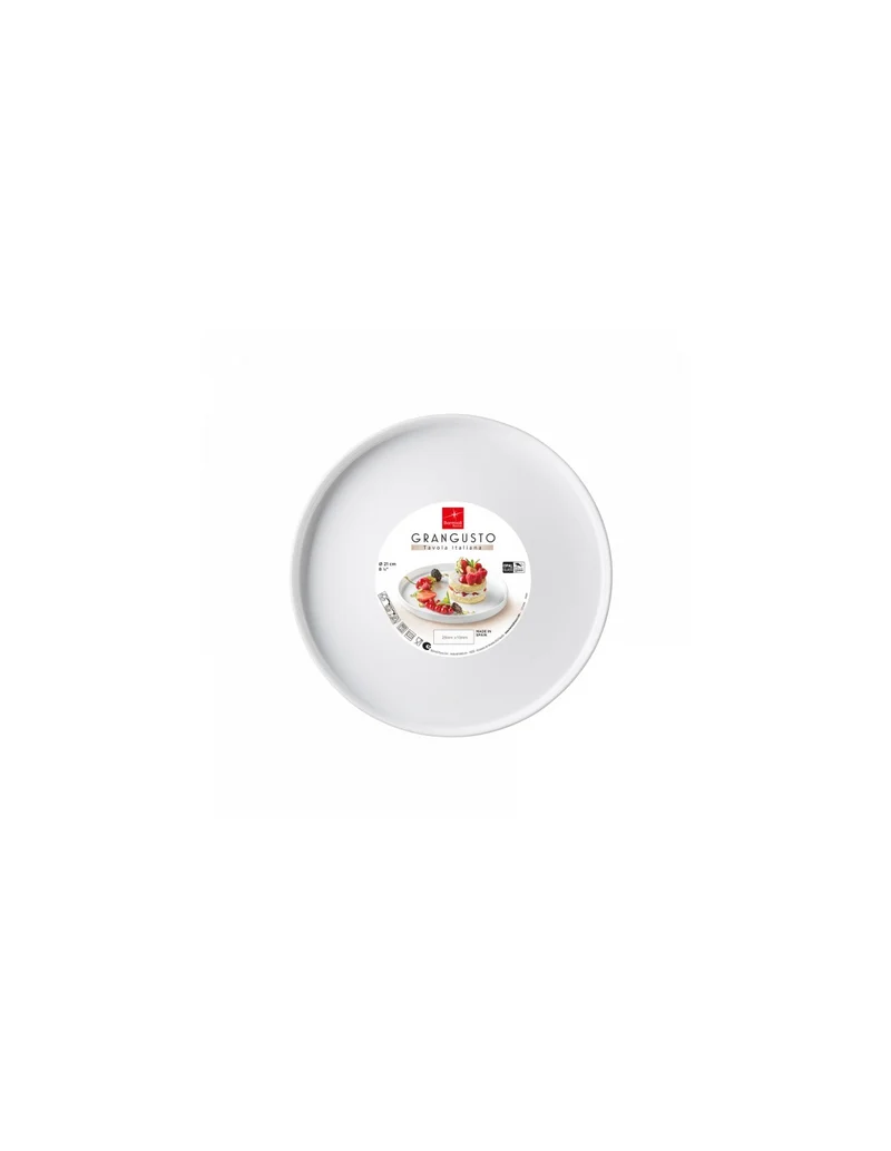 Bormioli Rocco - Grangusto Piatto 21cm Alta Cucina - Ø 210mm, h 18mm