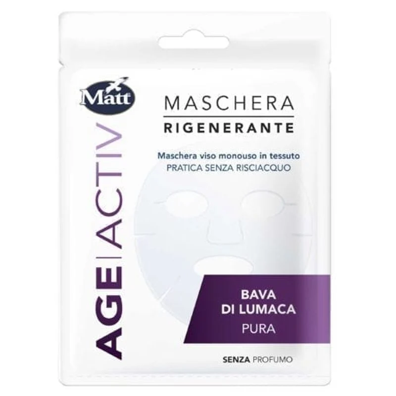 Matt AgeActiv Bava Di Lumaca Pura Maschera Rigenerante 17ml