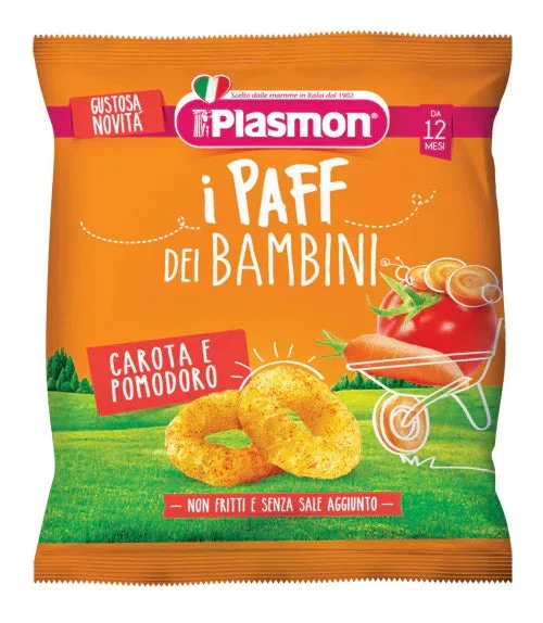 PLASMON DRY SNACK PAFF CAROTA POMODORO 15 G