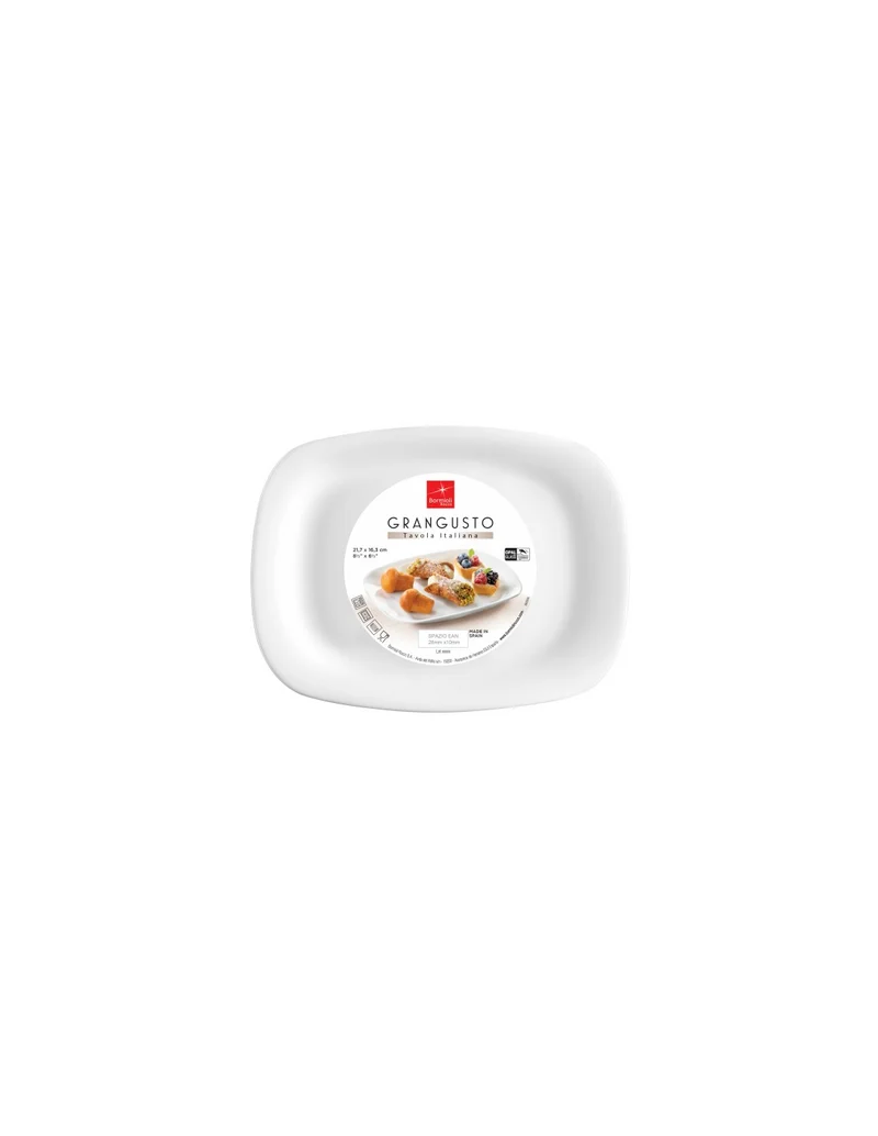 Bormioli Rocco - Grangusto Piatto Dolce - 21,7x16,3 cm