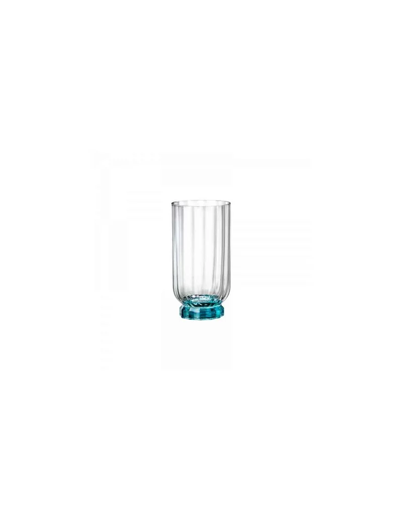 Bormioli Rocco - Florian Set 6 Bicchieri Beverage Lucent Blue 43cl - 6 pezzi
