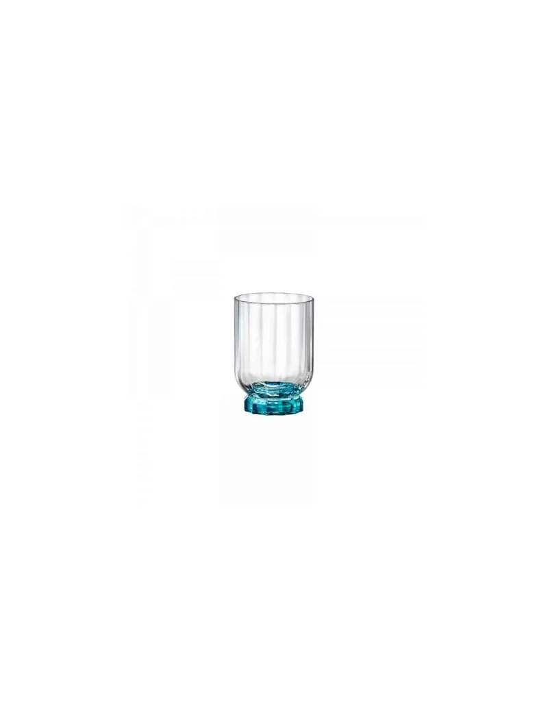 Bormioli Rocco - Florian Bicchieri Rocks Lucent Blue - Confezione 6 pezzi, 30cl