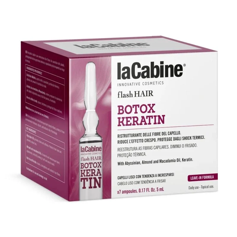 LaCabine Keratin Botox Ristrutturante Capelli 7 Fiale