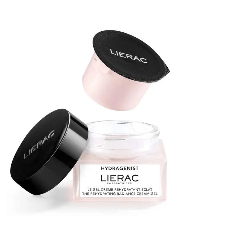 Lierac Hydragenist Ricarica Gel-Crema Viso Idratazione Intensa Illuminante Per Pelle Normale E Mista