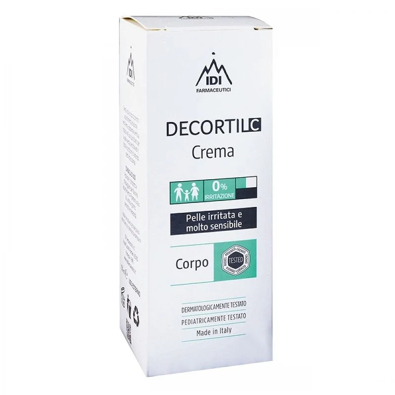 IDI Decortil C crema idratante viso e corpo per pelle irritata e molto sensibile 150ml
