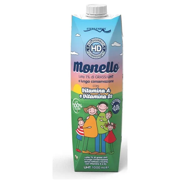 HD Monello Latte Alta Digeribilità Senza Lattosio 1 Litro