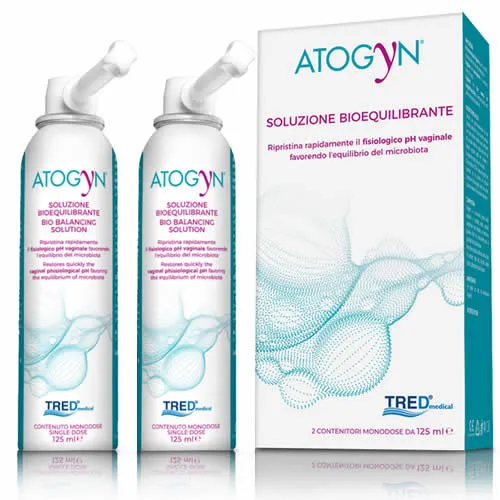 ATOGYN DISPOSITIVO IGIENE VAGINALE E RIPRISTINO PH FISIOLOGICO BAG ON VALVE 2 PEZZI DA 125ML