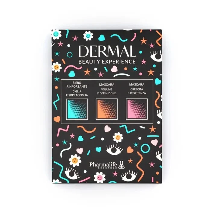 Dermal Mascara Trio Cofanetto Siero + Mascara Crescita + Mascara Volume
