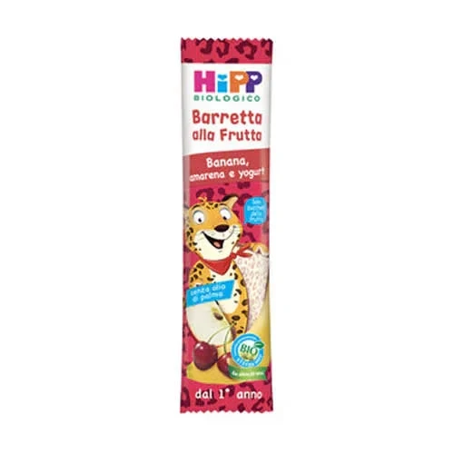 HIPP BIO BARRETTA ALLA FRUTTA BANANA/AMARENA/YOGURT 23 G