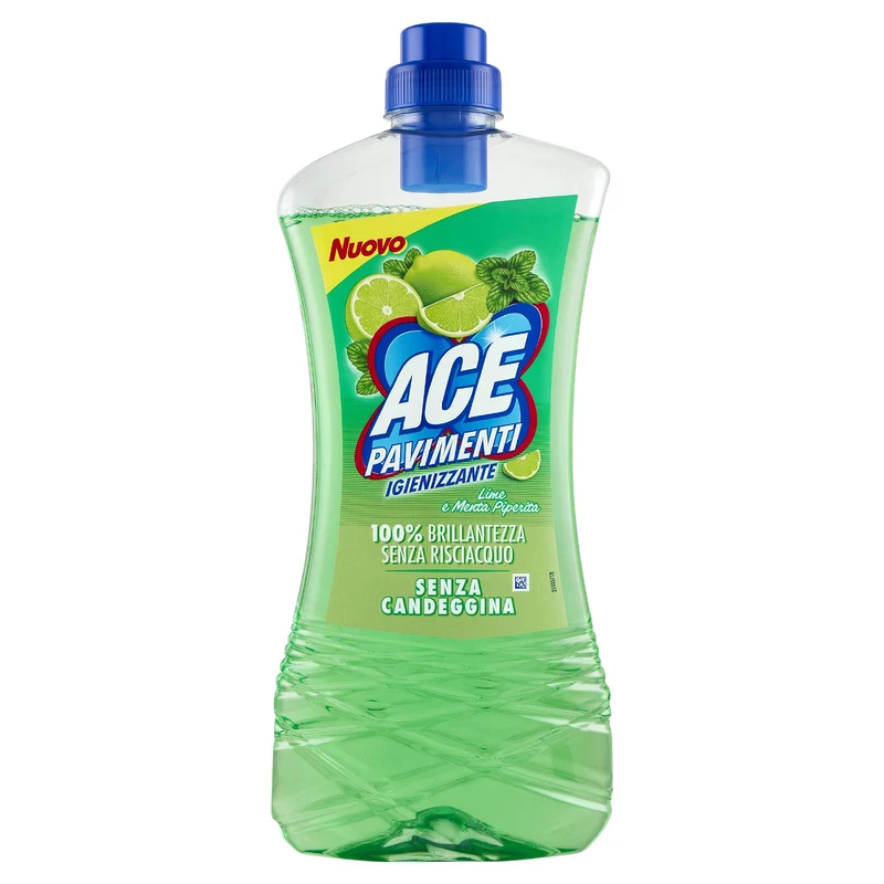 Ace Pavimenti Igienizzante Lime e Menta Piperita Senza Candeggina 1 L