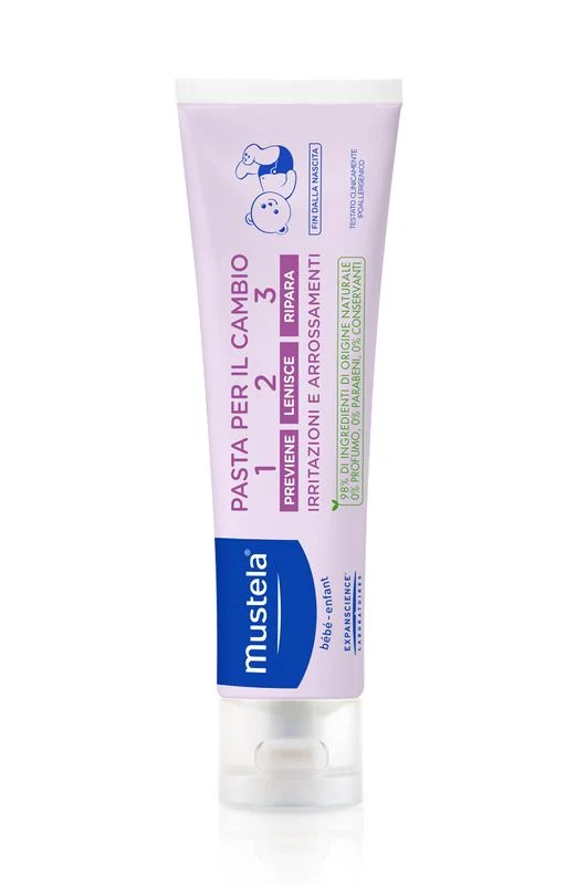 Mustela Pasta per il cambio 1-2-3 Crema prevenzione e trattamento arrossamenti 150ml