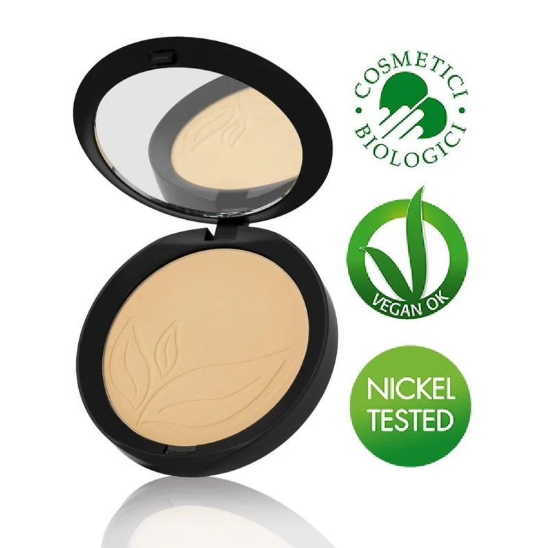 PuroBio Cosmetics Cipria Indissoluble Compact Powder 03 sottotono giallo