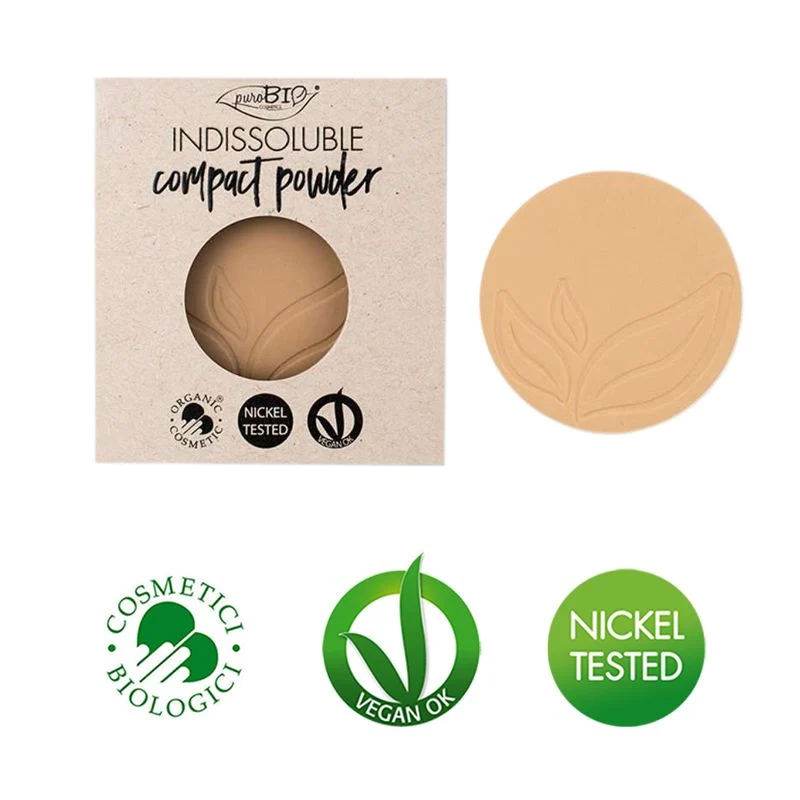 PuroBio Cosmetics Cipria Indissoluble n.03 effetto seta