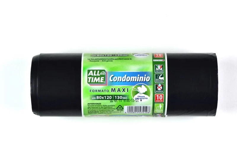 All Time - Sacco Cond. Nero - 80X120x10 Gigante