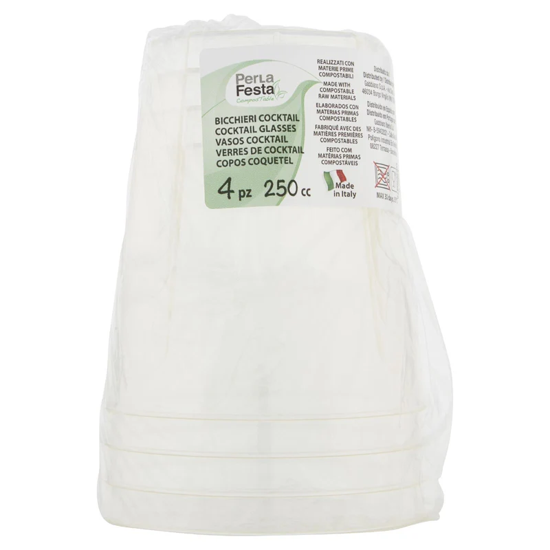 PerLa Festa ComposTable Bicchieri Cocktail 250 cc 4 pz