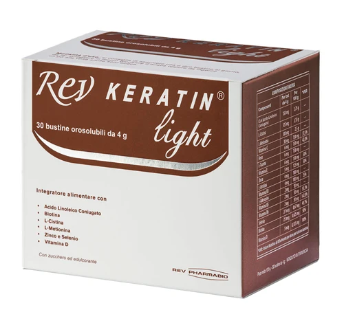 Rev keratin light 30 buste 120 g