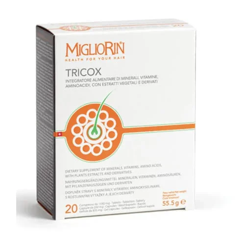 TRICOX 20 TAVOLETTE + 20 GELLULE + 20 CAPSULE NUOVA FORMULA