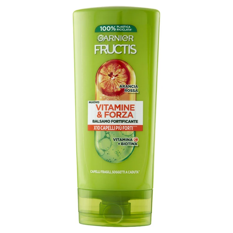 Garnier Fructis Balsamo Vitamine & Forza, balsamo fortificante 200 Ml
