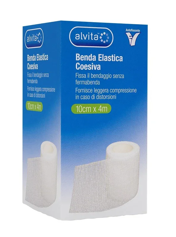 BENDA ELASTICA AUTOADESIVA ALVITA 10X4CM