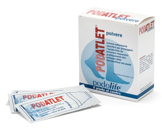 Podatlet polvere piedi 24 bustine