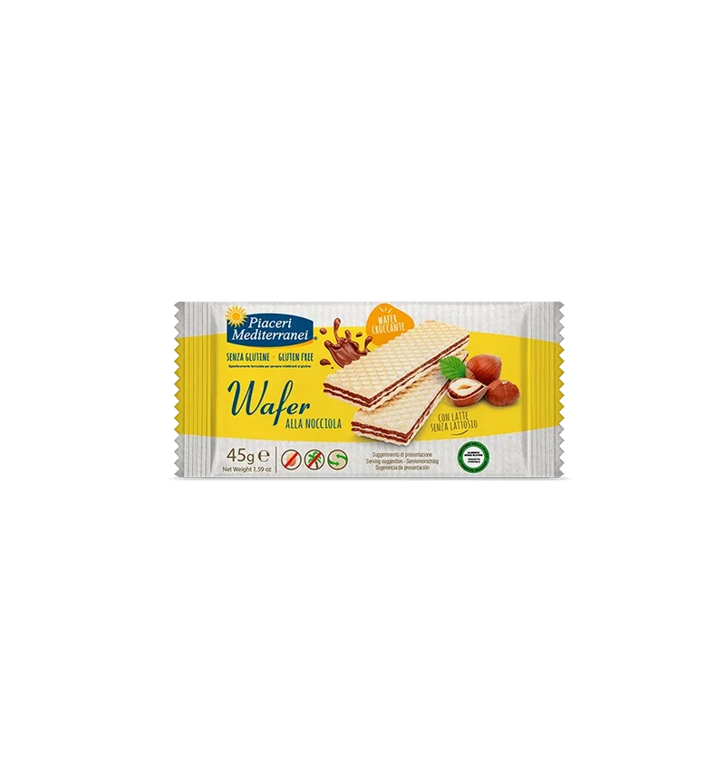 Piaceri Mediterranei Wafer Nocciola 45 g