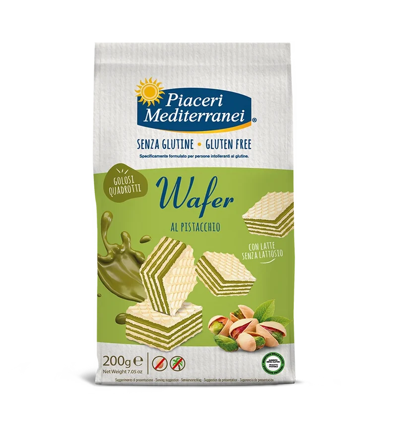 Piaceri Mediterranei Wafer Pistacchio 200 g