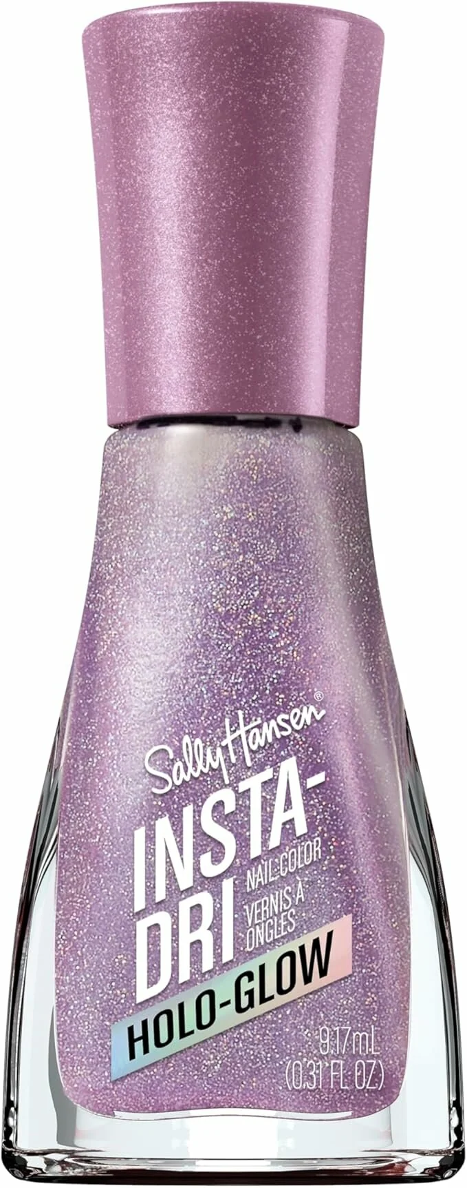 Sally Hansen Insta Dri Holo-Glow Smalto Per Unghie 102 Lustrous Lilac