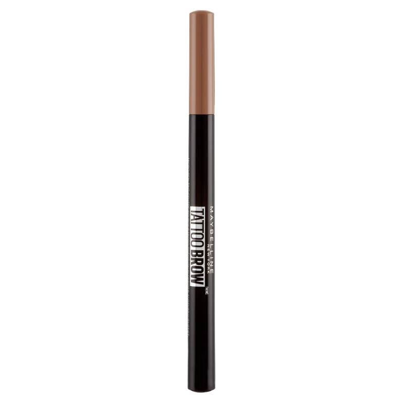 Maybelline New York Penna Sopracciglia Tattoo Brow, Risultato Definito, 130 Deep Brown
