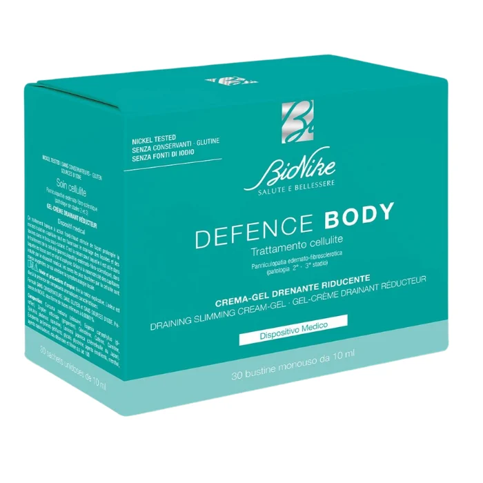 Bionike Defence Body Anticellulite Crema Gel Drenante Riducente 30 Buste 10ml