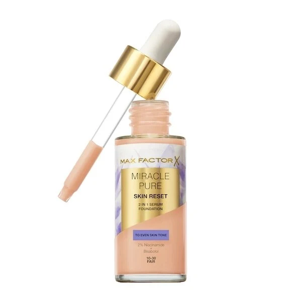Max Factor Fondotinta Miracle Pure Skin Reset 2 in 1 Siero 30ml - Fair