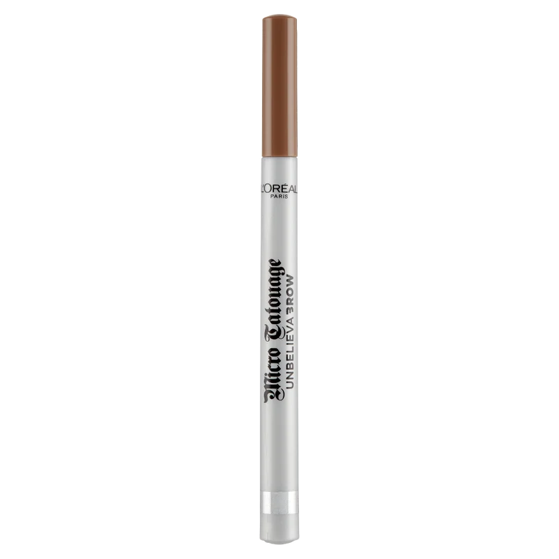 L'Oréal Paris Unbelievabrow Micro Tatouage, Pennarello per Sopracciglia, Effetto microblading, 7.0 Blonde