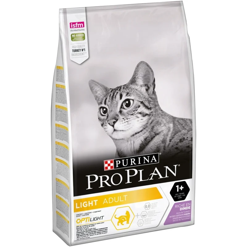 Purina Pro Plan Light Gatto Crocchette Tacchino Sacco 10kg