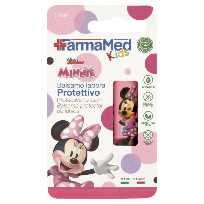 FarmaMed Kids Disney Junior Minnie Balsamo Labbra Protettivo 5,5 ml