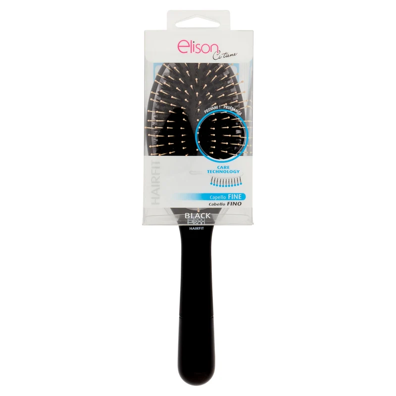 elison Hairfit Spazzola Capello Fine Black