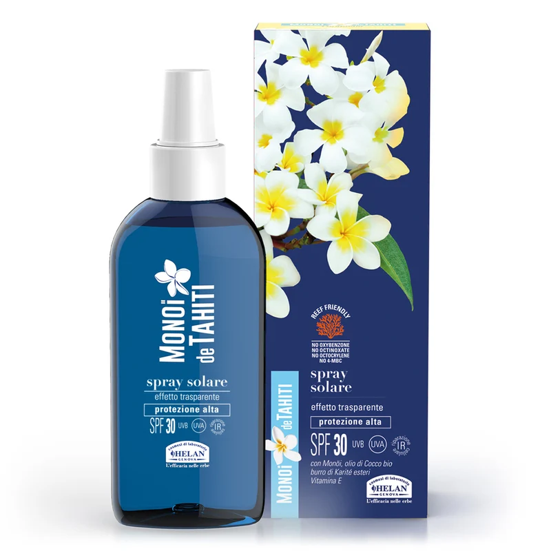 Monoi de tahiti Spray Solare Trasparente spf30+ 150ml