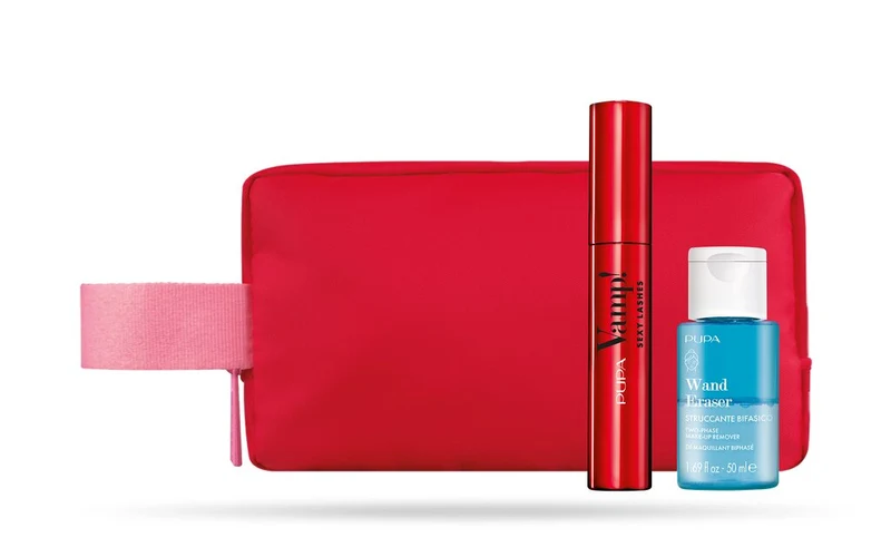 Pupa Kit Vamp! Mascara Sexy Lashes + Struccante Bifasico Wand Eraser 50ml