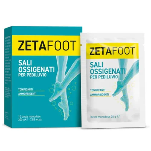 ZETAFOOT SALI OSSIGENATI 10 BUSTINE DA 20 G