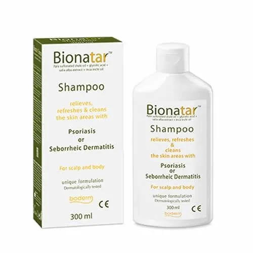 BIONATAR SHAMPOO INDICATO IN PRESENZA DI SINTOMI DI PSORIASI O DERMATITE SEBORROICA 300 ML CE