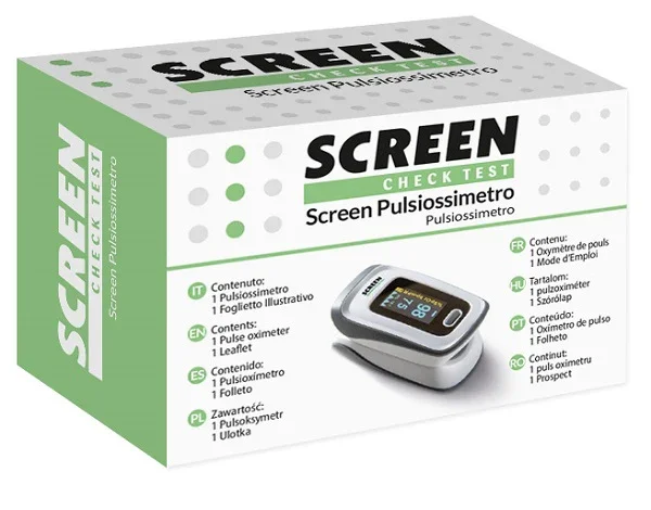 PULSIOSSIMETRO SCREEN CHECK TEST