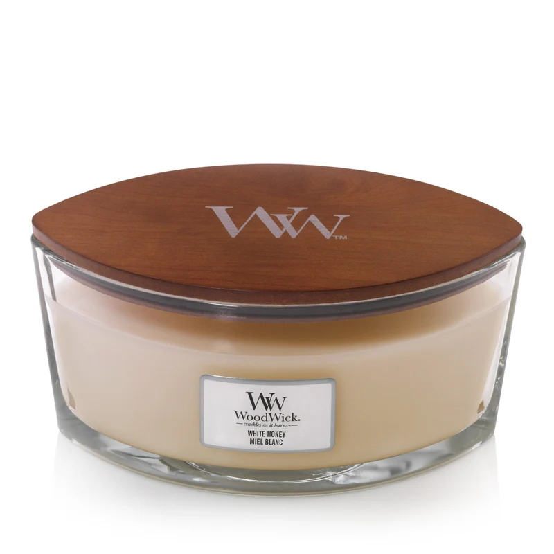 Woodwick - Candela Ellipse White Honey
