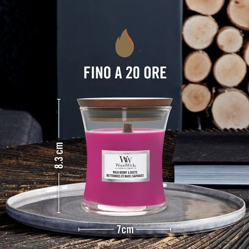 Woodwick - Candela Piccola Wild Berry & Beets