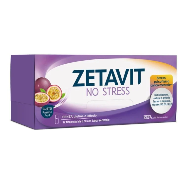 Zetavit no stress 12 flaconcini 8 ml
