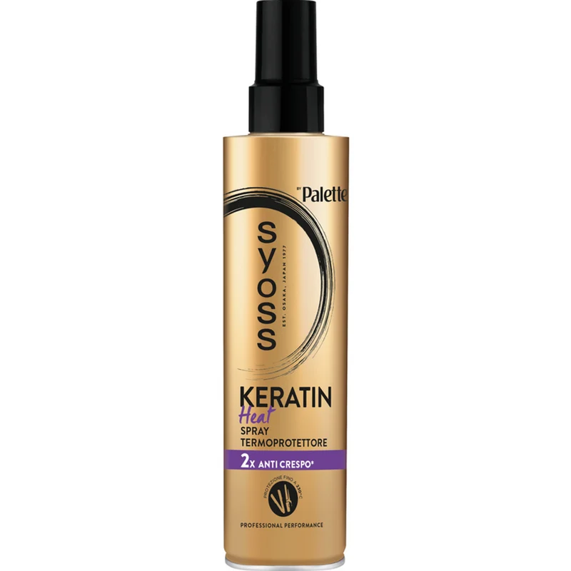SyOSS - Spray Termoprotettore Keratin con Cheratina Anticrespo - 200ml