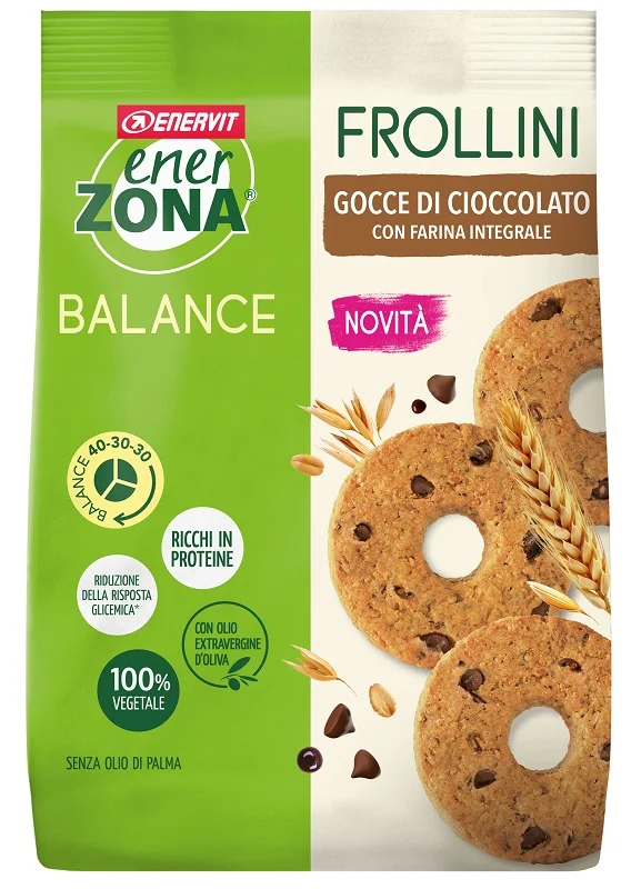Enerzona Frollini Integrali Cioccolato 250g